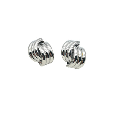 Simple Style Geometric Stripe Alloy Plating Earrings