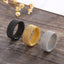Simple Style Geometric Titanium Steel Rings Plating Stainless Steel Rings