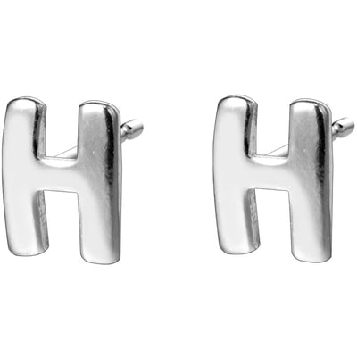 Simple Style Letter Sterling Silver Plating Ear Studs 1 Piece