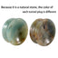 Simple Style Round Natural Stone Polishing Ear Extender 1 Piece