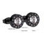 Simple Style Round Stainless Steel Zircon Ear Studs 1 Pair