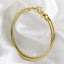 Minimalist Gold Plated Titanium Steel Hoop Earrings