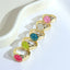 Simple Smiley Face Gold Plated Open Ring for Women