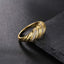 Minimalist Gold Plated Zircon Twist Ring Set
