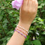 Simple Style Solid Color Silk Thread Braid Unisex Bracelets 1 Piece