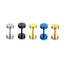 Simple Style Solid Color Stainless Steel Ear Studs 1 Piece