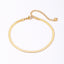 Minimalist 18K Gold Plated Stainless Steel Snake Chain Bracelet