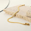 Minimalist 18K Gold Plated Stainless Steel Snake Chain Bracelet