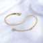 Minimalist 18K Gold Plated Stainless Steel Snake Chain Bracelet