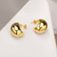 Minimalist Geometric Stainless Steel Hoop Earrings - 1 Pair