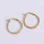 Simple Style Stainless Steel Hoop Earrings for Women