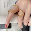 Abstract Twist Titanium Steel Open Ring