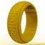 Simple Style Geometric Silicone Men's Rings - Breathable Design, 10 Color Set