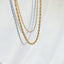 Simple Style Twist Stainless Steel Plating Necklace 1 Piece