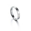 Simple Titanium Steel Electrocardiogram Couple Rings Set