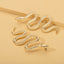Snake Pattern Geometric Long Earrings for Women