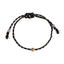 Stainless Steel Ball Cotton Rope Simple Adjustable Bracelet Jewelry