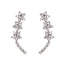 Stylish Cute Rhinestone Star Ear Cuff Clip Earrings NHDP145328