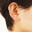 Stylish Cute Rhinestone Star Ear Cuff Clip Earrings NHDP145328