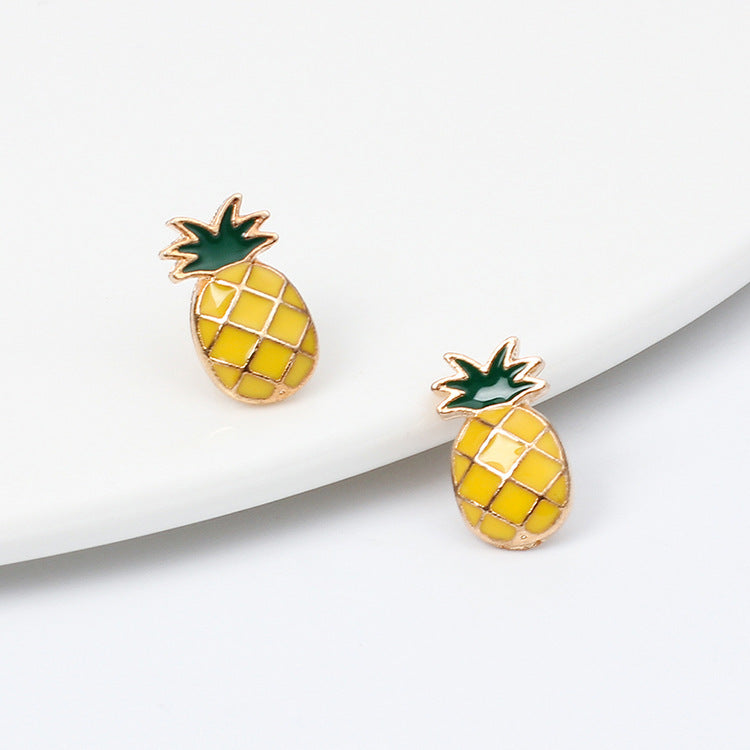 Summer Fresh Fruit Alloy Women's Earrings Set