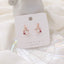 Sweet Butterfly Shell Flower Earrings - Compact Simple Korean Style Ear Jewelry