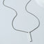 Three-Dimensional Pillar Stainless Steel Pendant Necklace