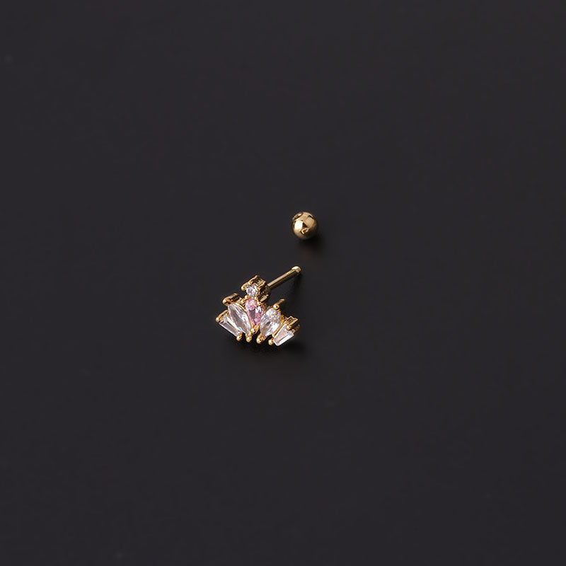 Titanium Steel Screw Ear Bone Nail Single