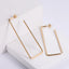 Titanium Steel Square and Round Fashion Earrings for Women