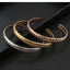 Twisted Wire Open Adjustable Stainless Steel Bangle Bracelet