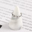 Korean Style S925 Sterling Silver Geometric Ins Fashion Index & Little Finger Ring for Women