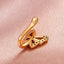 U-Shaped Diamond Butterfly Copper Nose Clip Piercing Jewelry