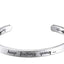 Unisex Adjustable Heart Shaped Stainless Steel Cuff Bracelet