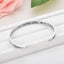 Unisex Adjustable Heart Shaped Stainless Steel Cuff Bracelet