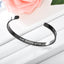 Unisex Adjustable Heart Shaped Stainless Steel Cuff Bracelet