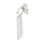 Vintage Butterfly Tassel Ear Cuff Clip-On Earrings