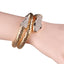 Vintage Fashion Snake Shaped Bracelet NHJQ139782