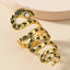 Vintage Snake-Shaped Geometric Punk Ring