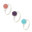 Vintage Style 14K Gold Plated Copper Ring with Natural Stone Beads