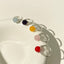 Vintage Style 14K Gold Plated Copper Ring with Natural Stone Beads