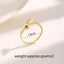 Vintage Luxurious Four Leaf Clover & Geometric Pearl Zircon Gold Plated Ring Set