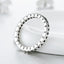 Vintage Romantic Heart Shape Sterling Silver Hollow Out Letter Ring