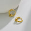 Vintage Style Stainless Steel Earrings Plating Artificial Pearls Stainless Steel Earrings