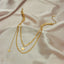 Vintage Style Star Stainless Steel Necklace Gold Plated Stainless Steel Necklaces