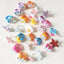 Cartoon Crown Star Wing Geometric Resin Ring for Women