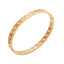 Geometric Stainless Steel Open Cuff Bangle Bracelet
