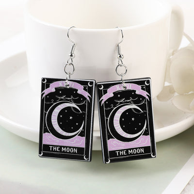 Wholesale Jewelry 1 Pair Cute Moon Skull Alloy Ear Hook