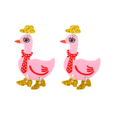 Wholesale Jewelry 1 Pair Funny Animal Arylic Drop Earrings