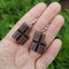 Chocolate Shape Acrylic Earrings