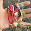 Colorful Beaded Heart-shaped Pendant Necklace for Women