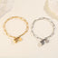 Heart-shaped Pattern Titanium Steel Bracelet - Fashionable Minimalist Style